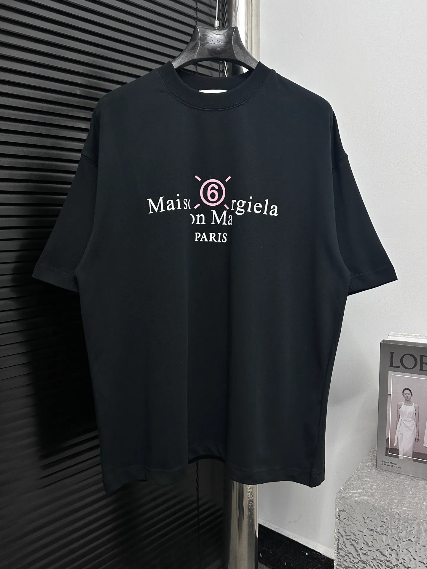 【Maison Margiela】 24ss T logo ， Same Style t Versatile ：Black，White Size：s-xl